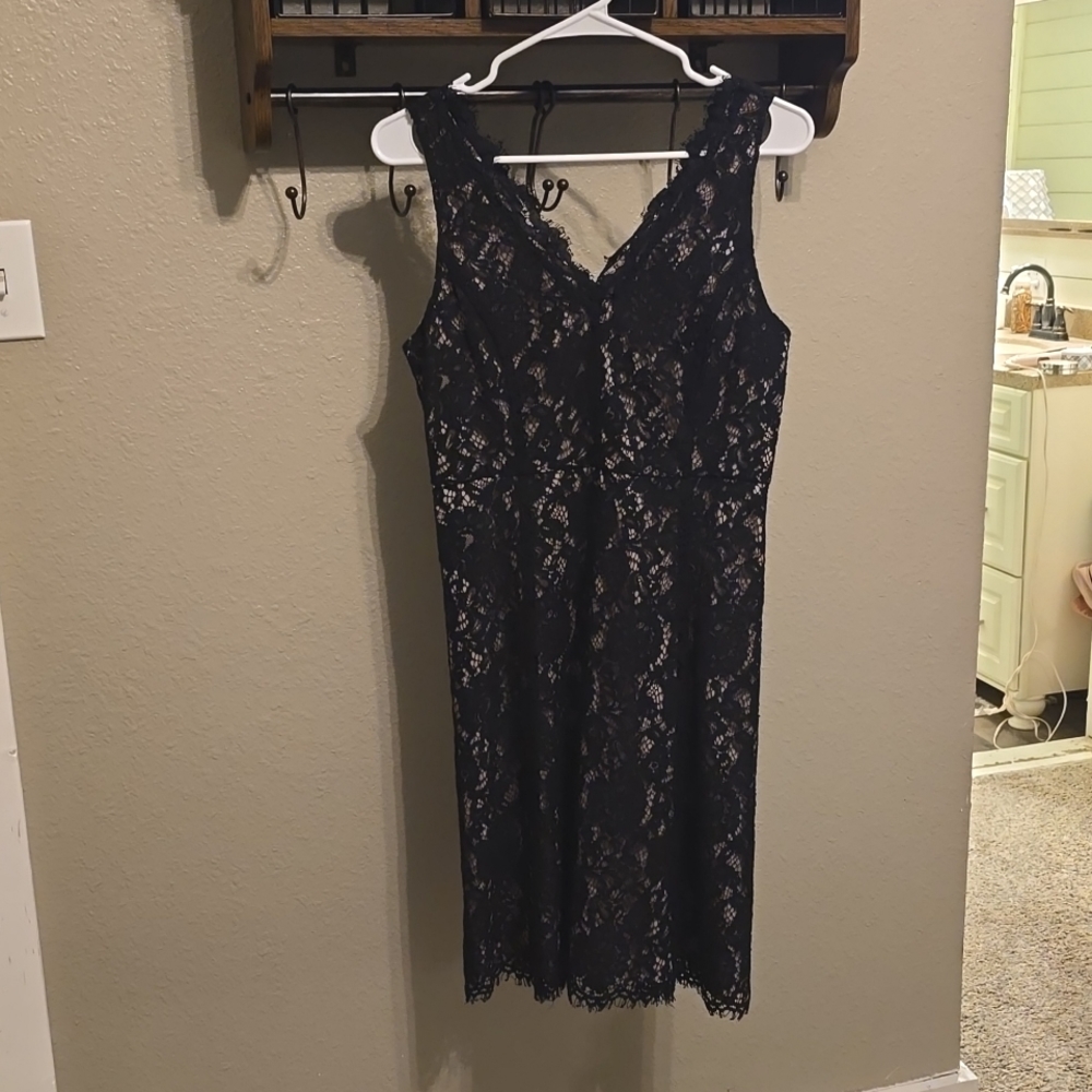 The Perfect Little Black Dress. Loft Brand, Size 2, zips up the back.